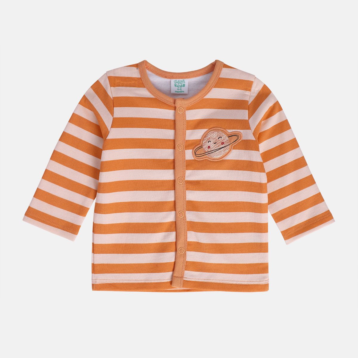 Boys Orange Front Open Vest