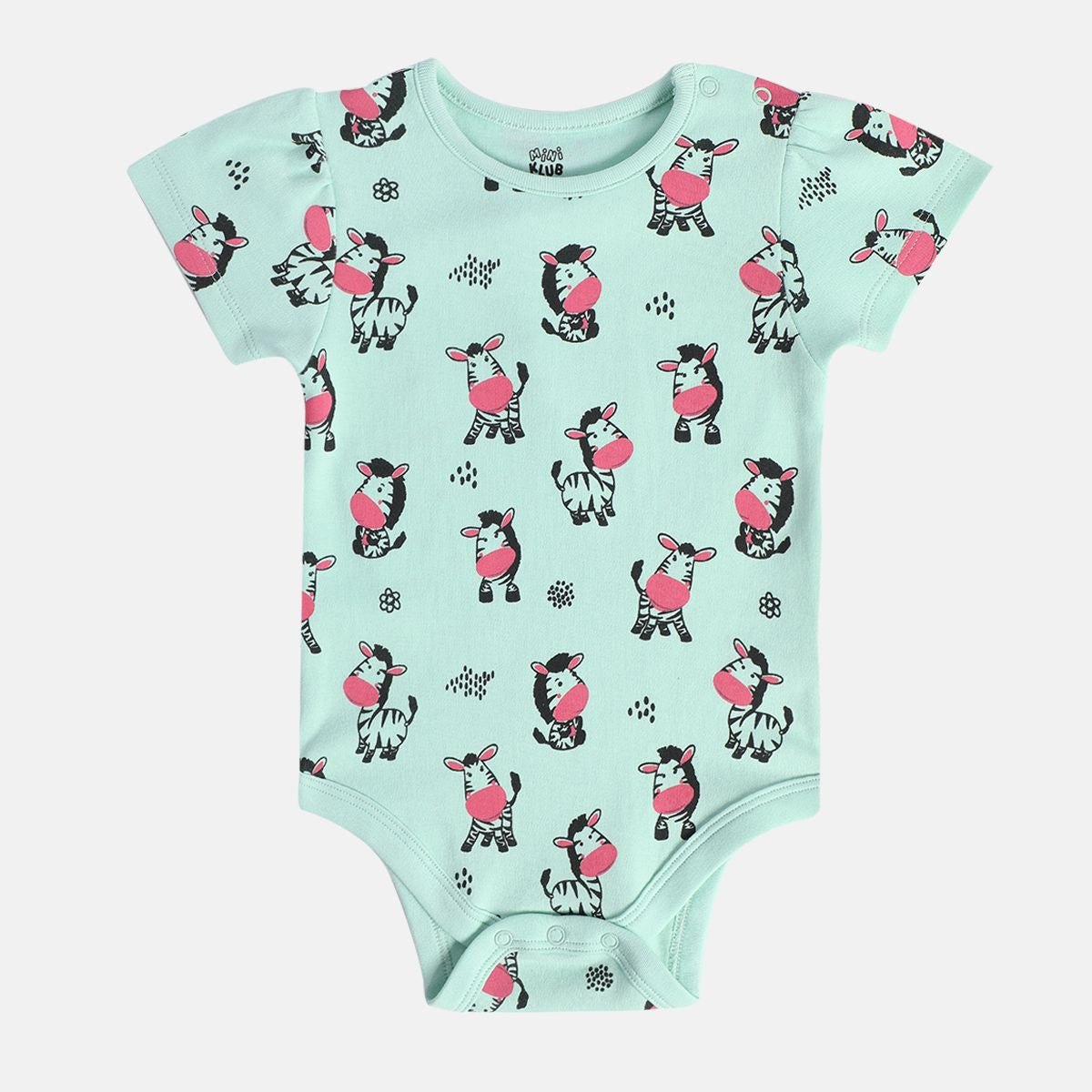 Girls Multicolor Pack Of 3 Body Suit