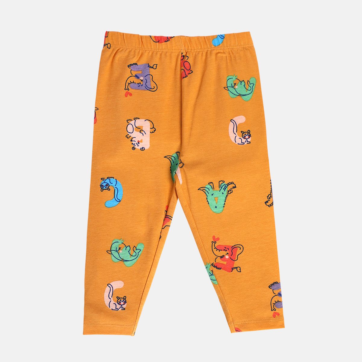 Girls Multicolor Pack Of 3 Legging