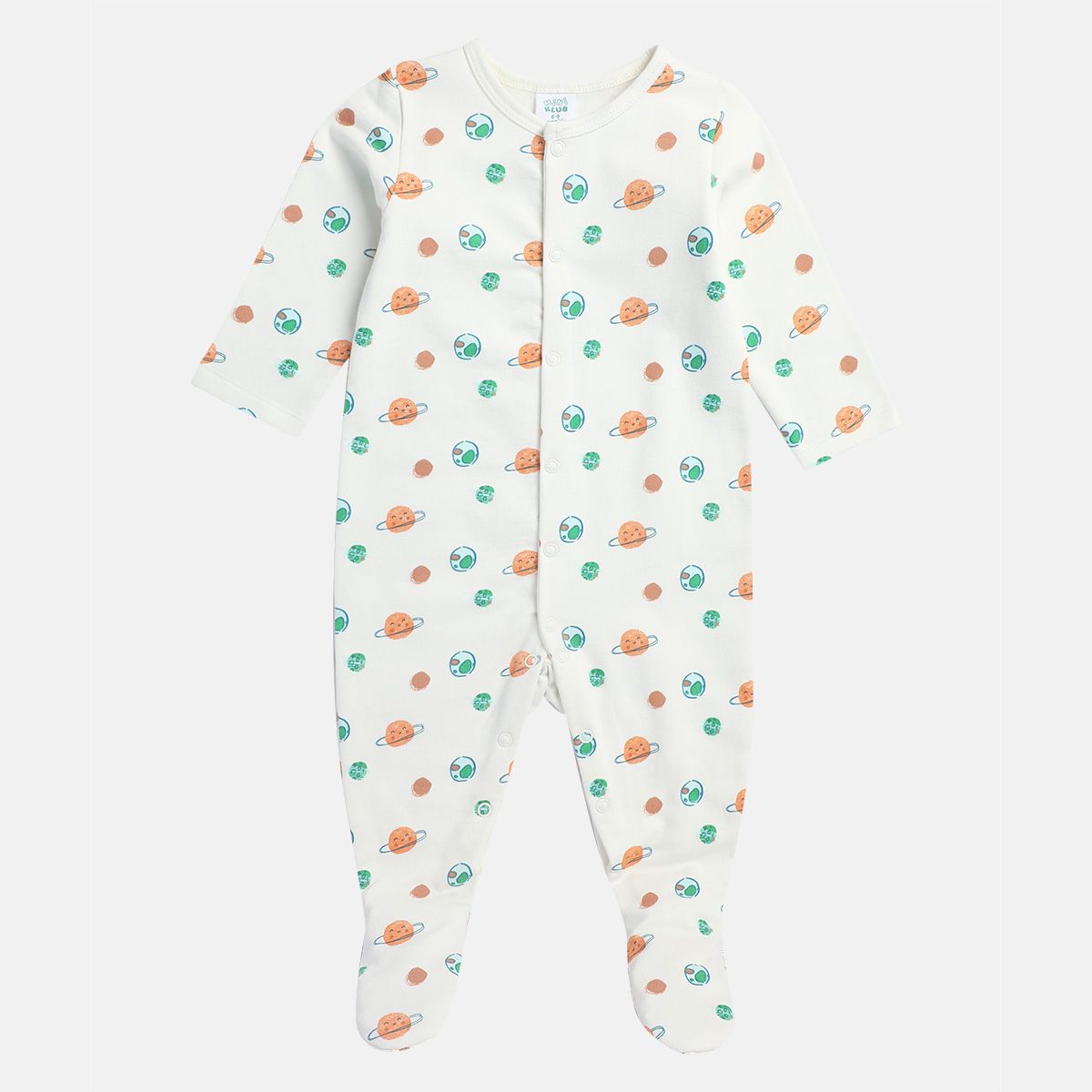 Boys Multicolor Pack Of 2 Sleep Suit