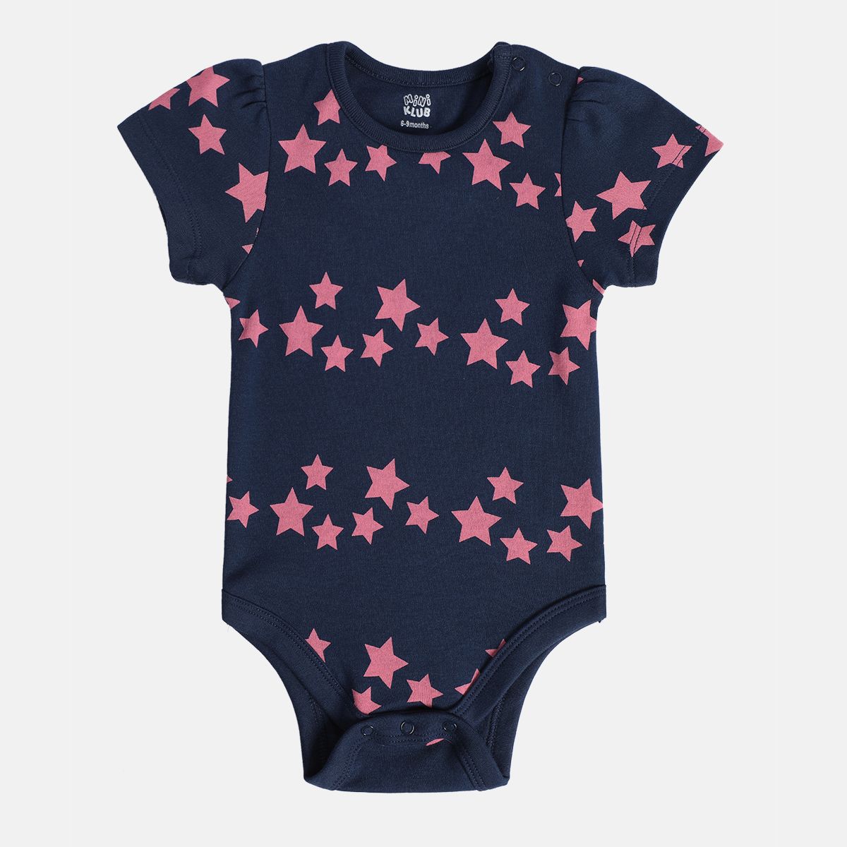Girls Multicolor Pack Of 3 Body Suit