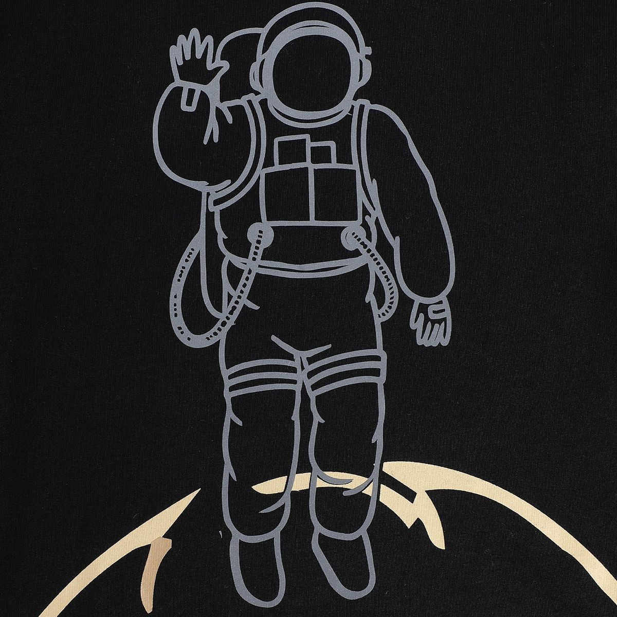 Boys Black Pack Of 1 T-Shirt