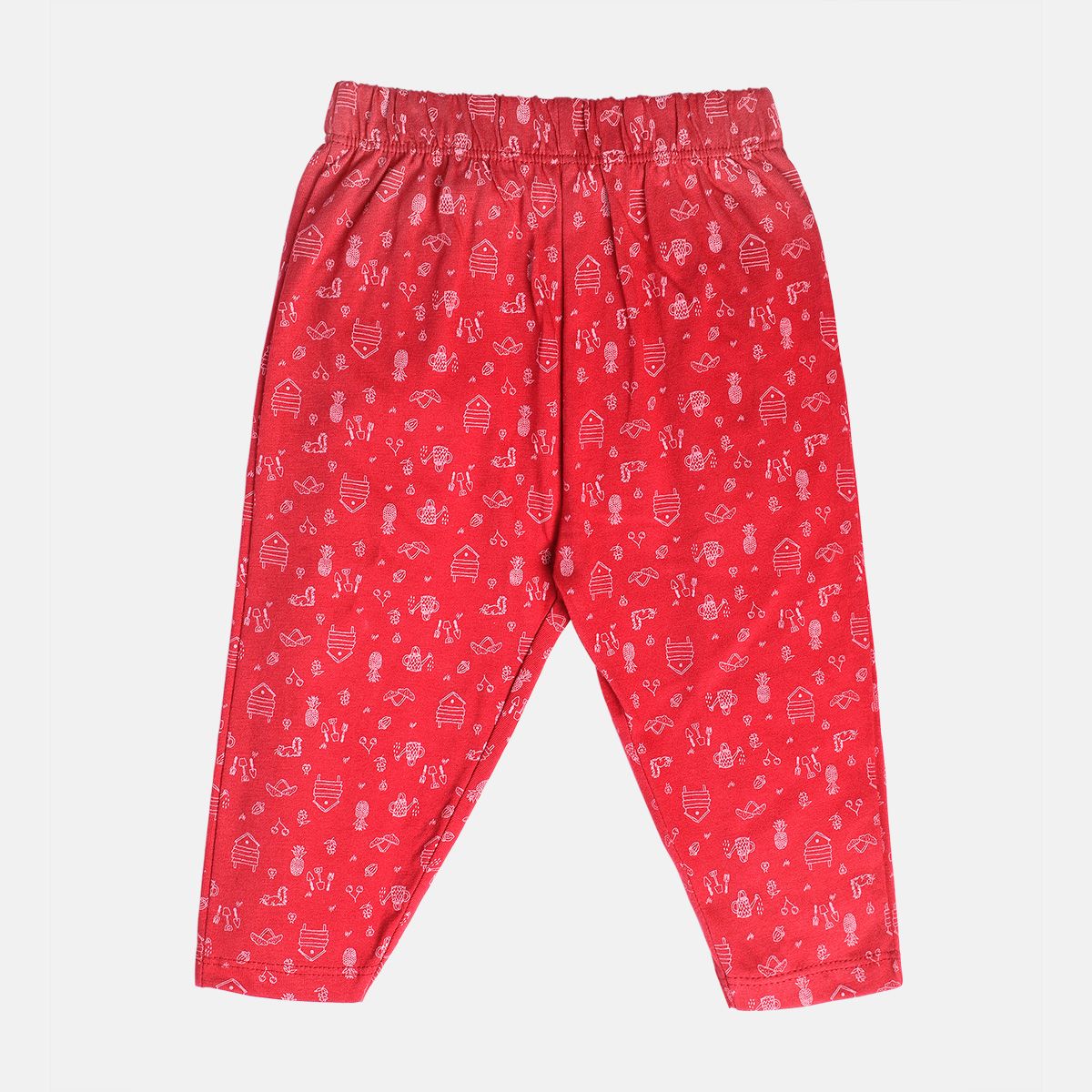 Girls Red Pack Of 2 Top And Bottom