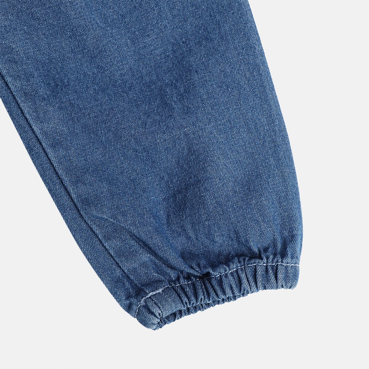 Girls Mid Blue Pack Of 1 Woven Pant