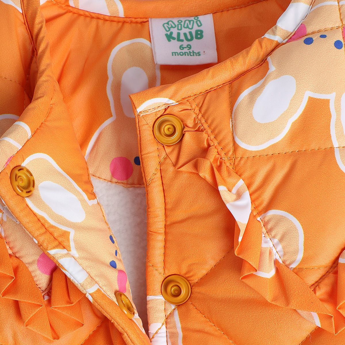 Girls Orange Pack Of 1 Jacket