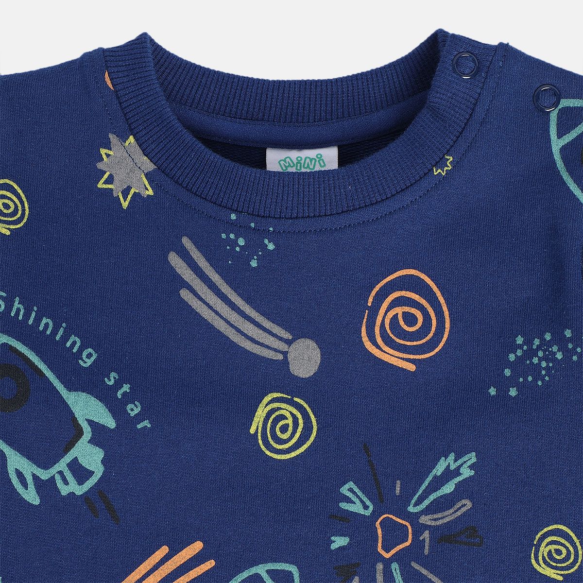 Boys Navy Pack Of 2 T-Shirt And Bottom