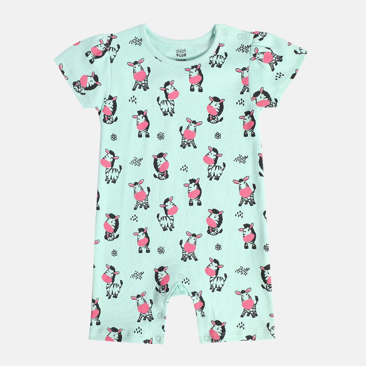 Girls Multicolor Pack Of 2 Romper