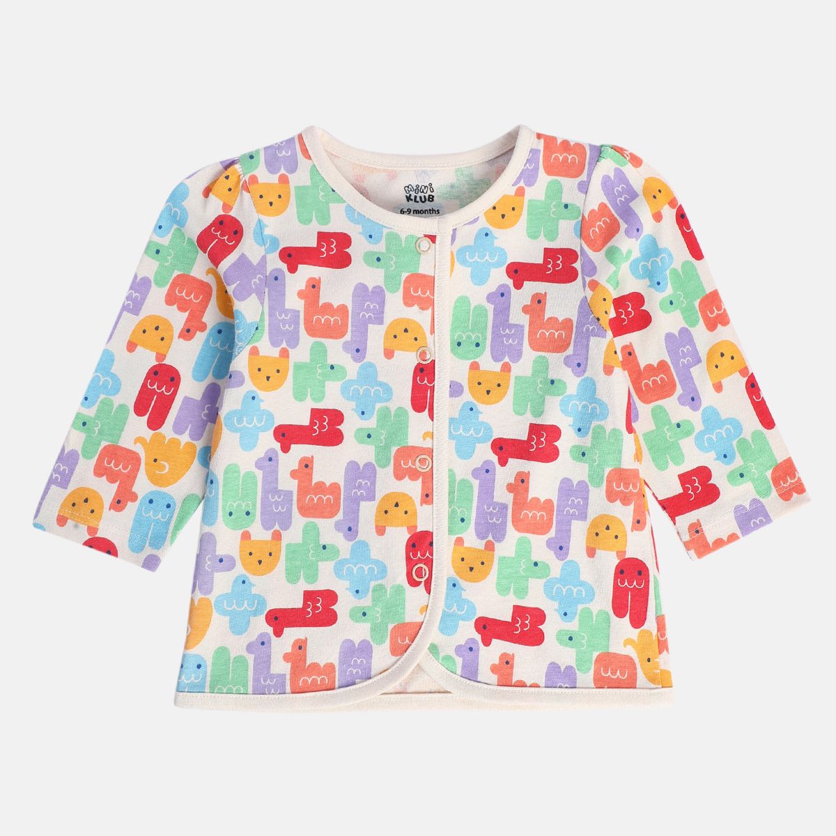 Girls Multicolor Pack Of 3 Front Open Vest