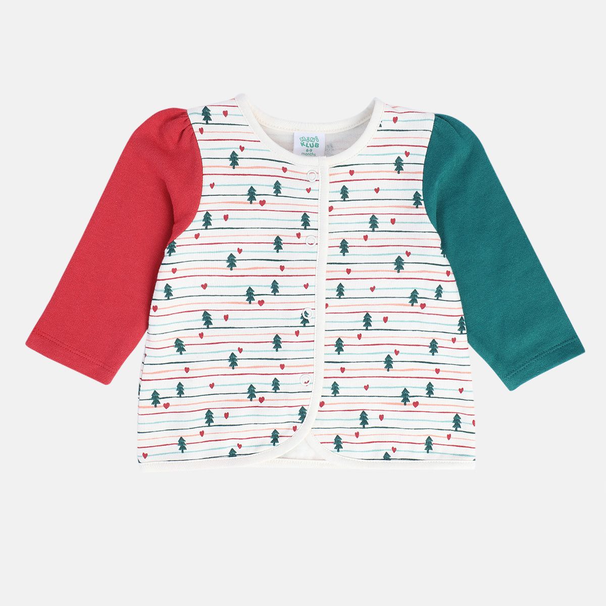 Girls Multicolor Pack Of 3 Front Open Vest