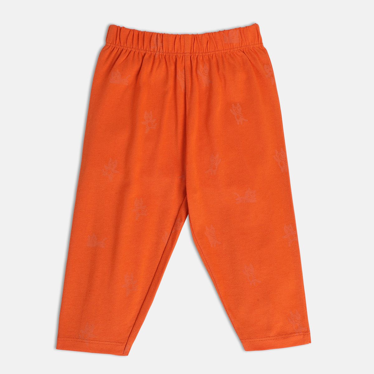 Girls Orange Pack Of 2 Top And Bottom
