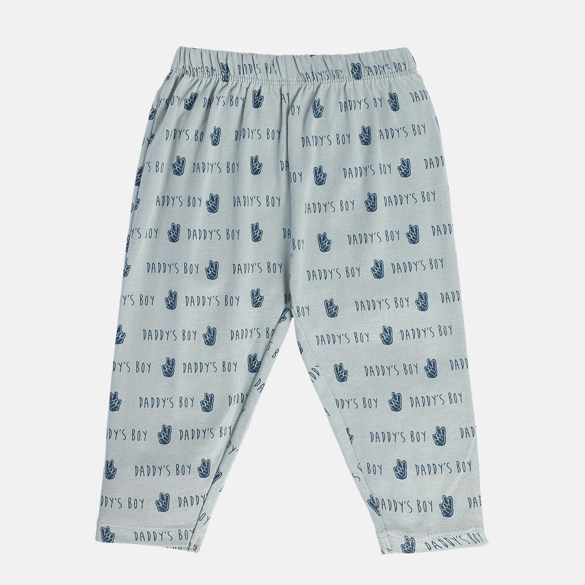 Boys Grey Pack Of 2 T-Shirt And Bottom