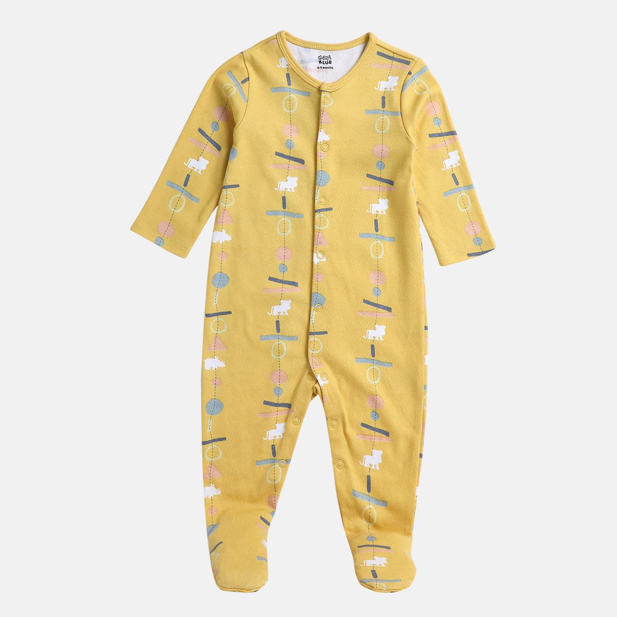 Boys Multicolor Pack Of 2 Sleep Suit