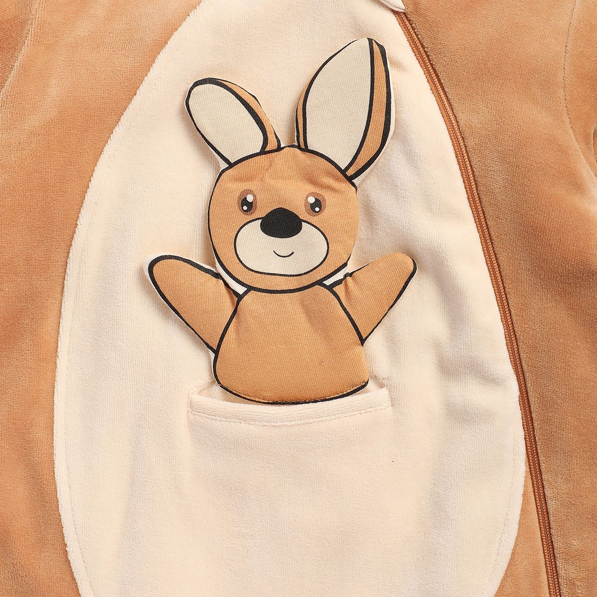 Girls Orange Pack Of 1 Sleep Suit