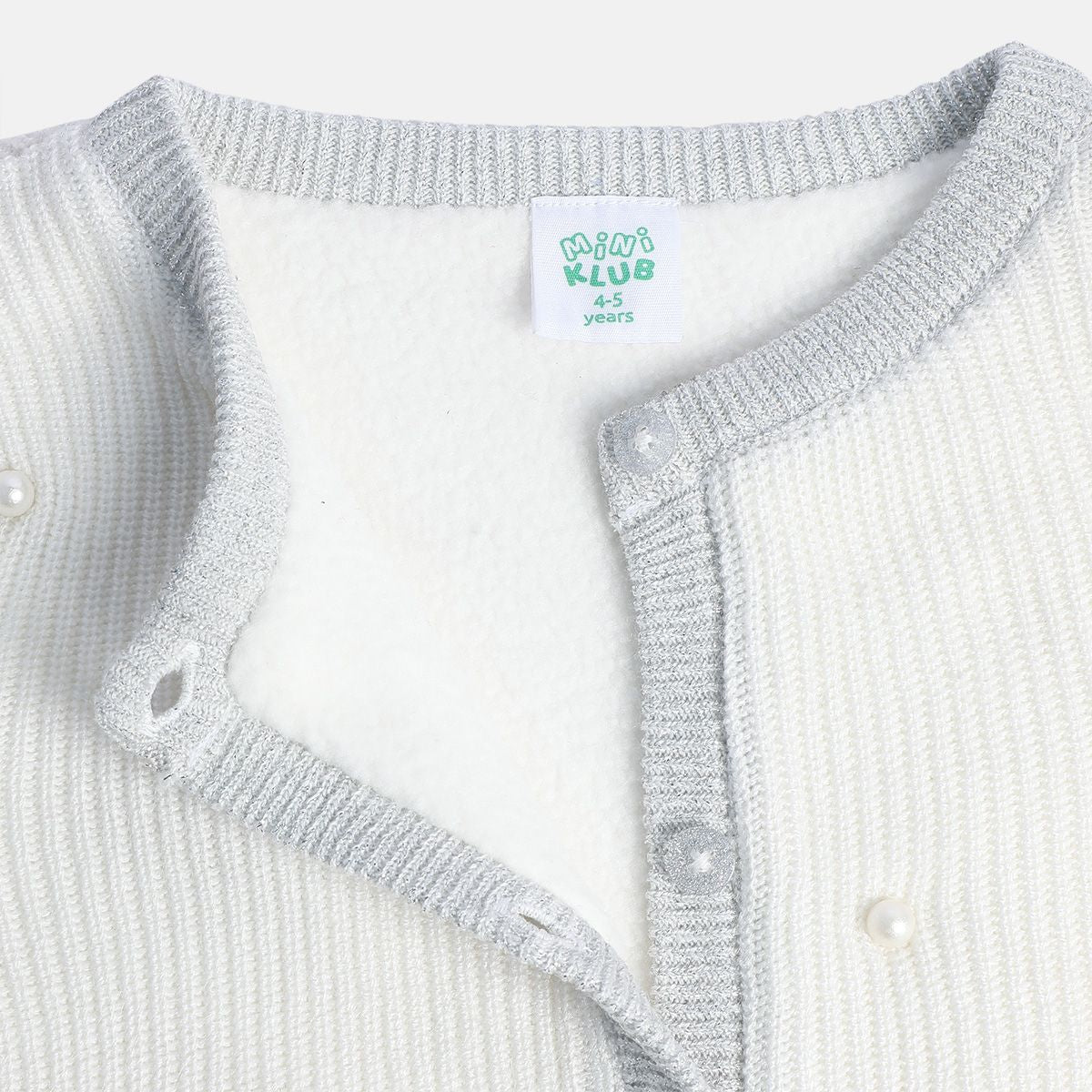 Girls Off White Sweater