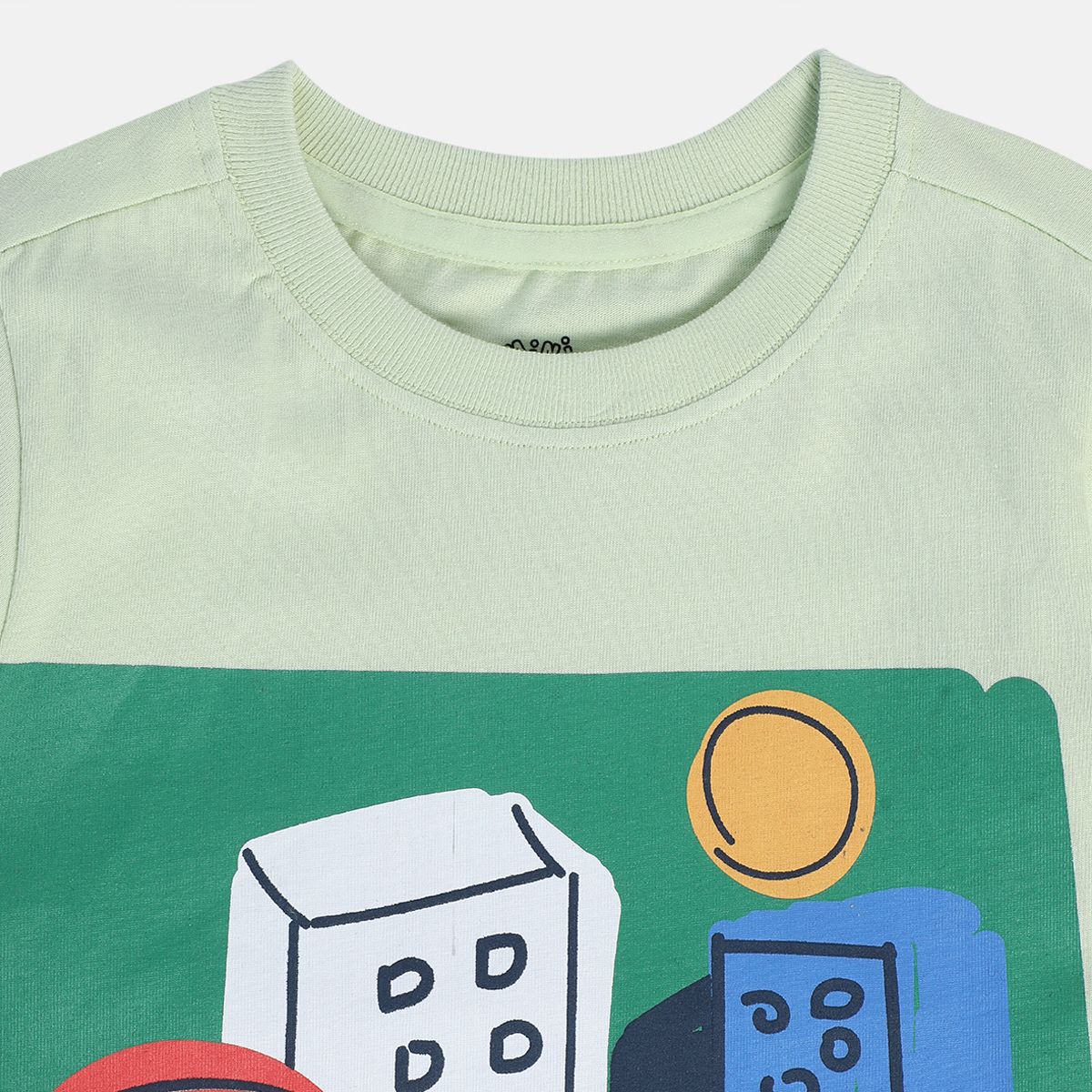 Boys Green Knit T-Shirt