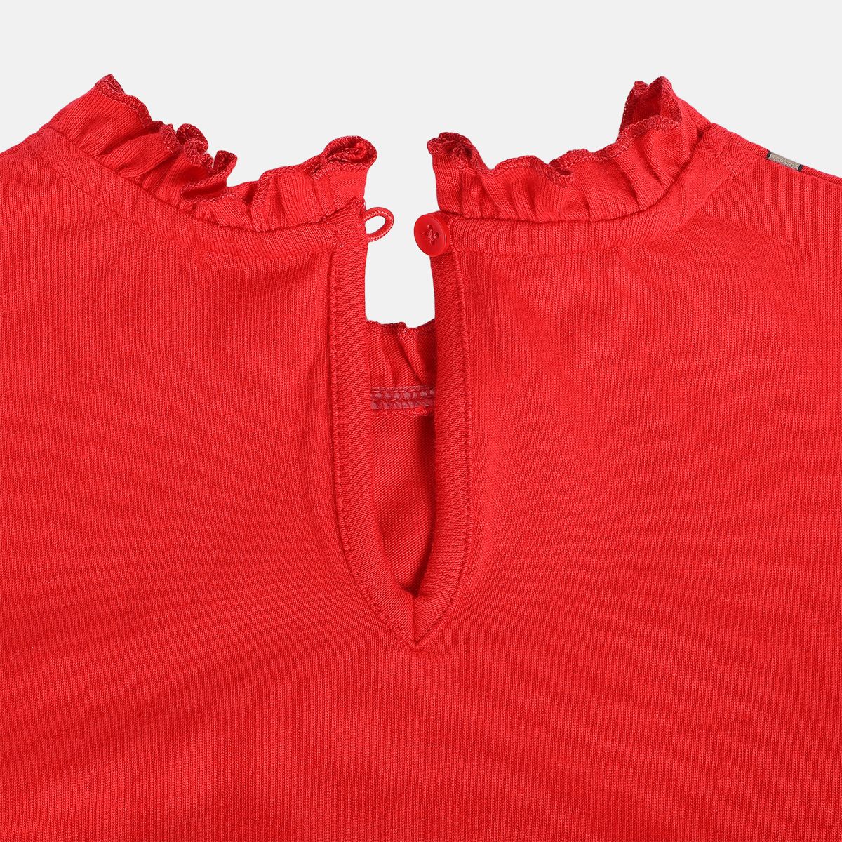 Girls Red Pack Of 1 Knit Top