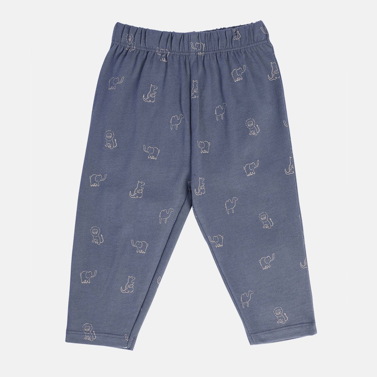 Boys Grey Pack Of 2 T-Shirt And Bottom