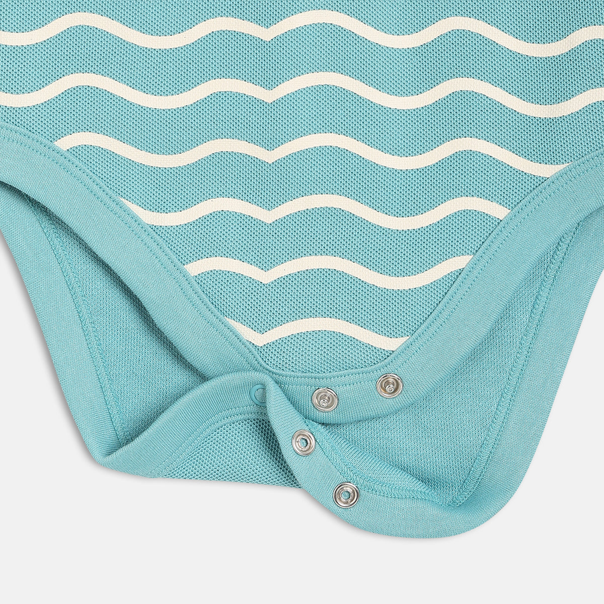 Boys Blue Short Sleeve Body Suit
