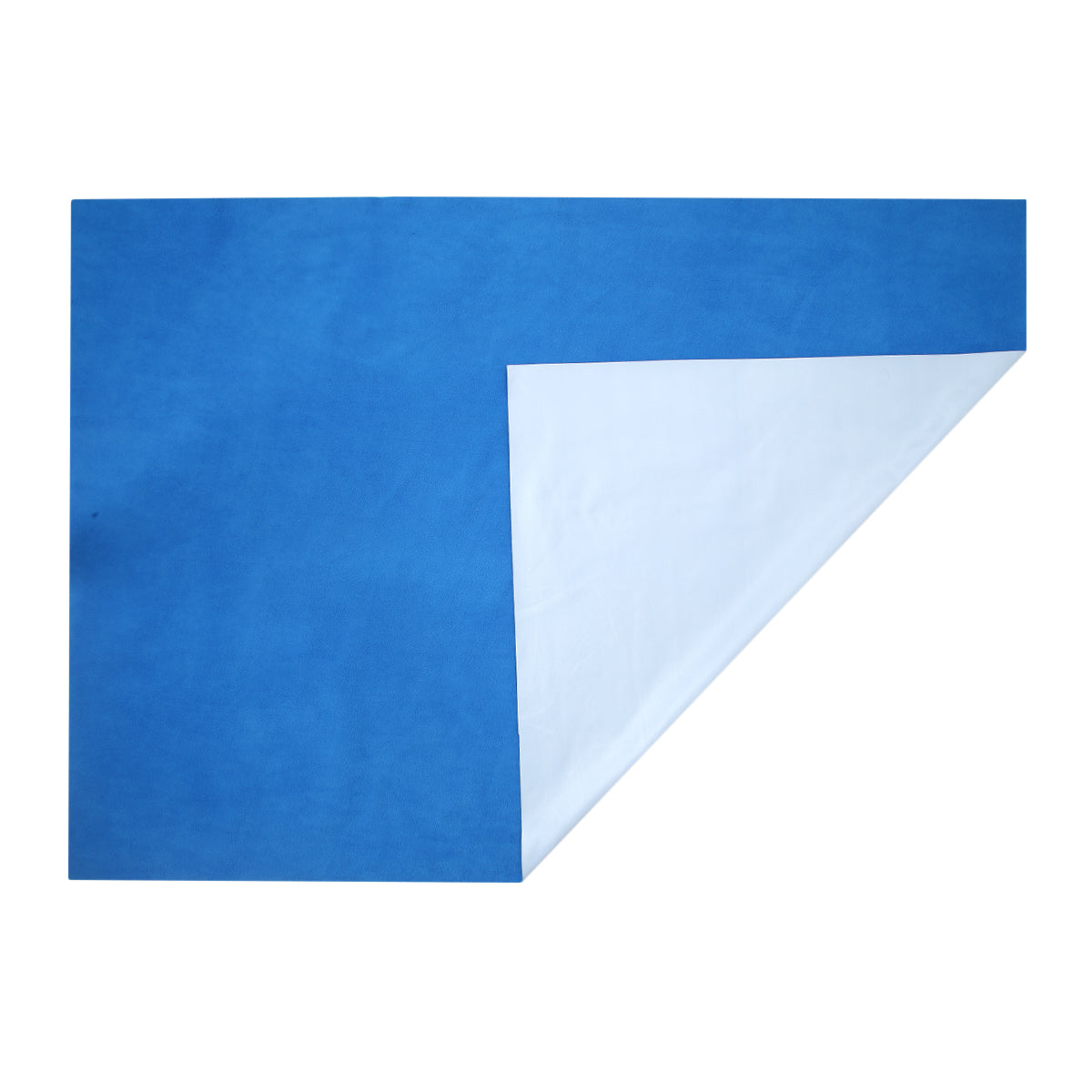 Baby Unisex Blue Polyester Bed Protector Sheet Pack of 1 Solid Waterproof Nursery Essential