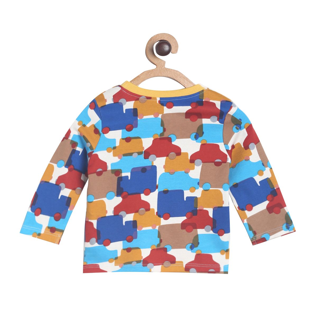 Pack of 2 t-shirt - light grey & blue for 0-3 Months