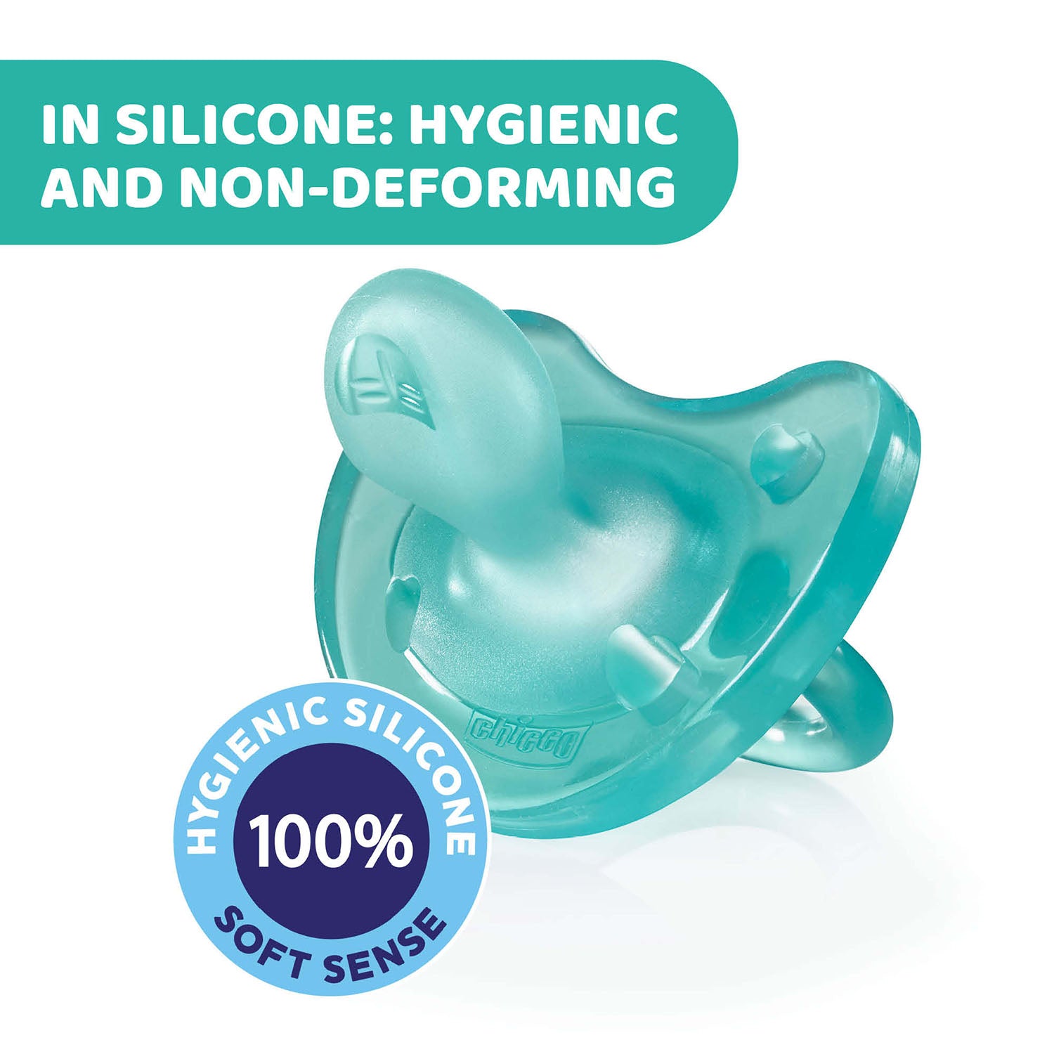 Chicco Physio Soft Silicone Soother (6-16M) - Blue