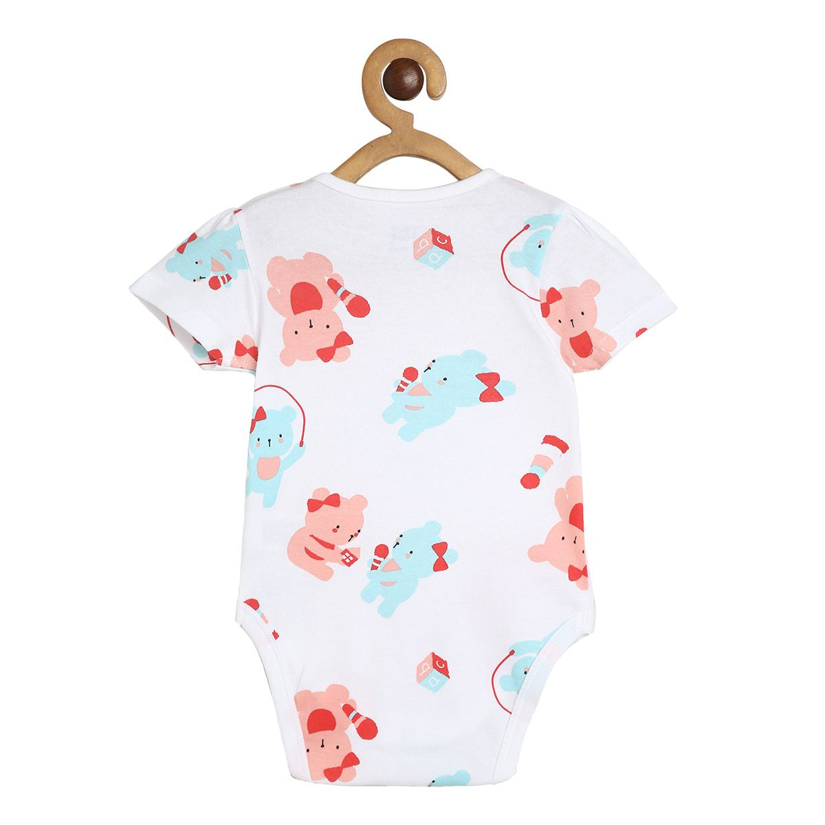 Girls Multicolor Pack Of 3 Body Suit