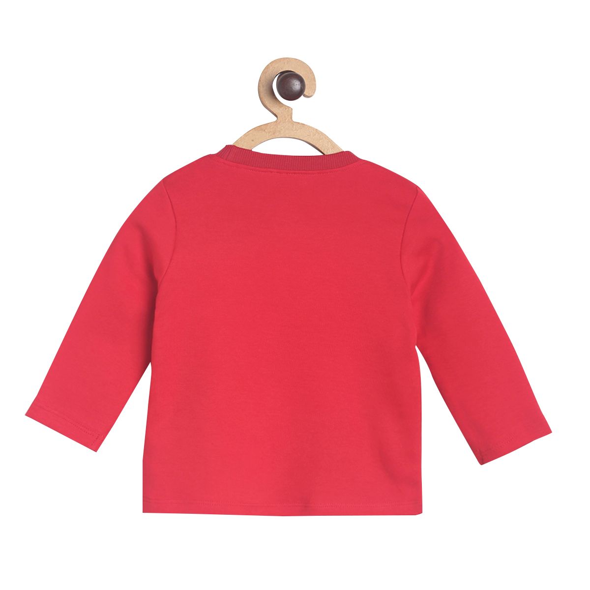 Pack of 2 t-shirt - indianred & crimson for 0-3 Months