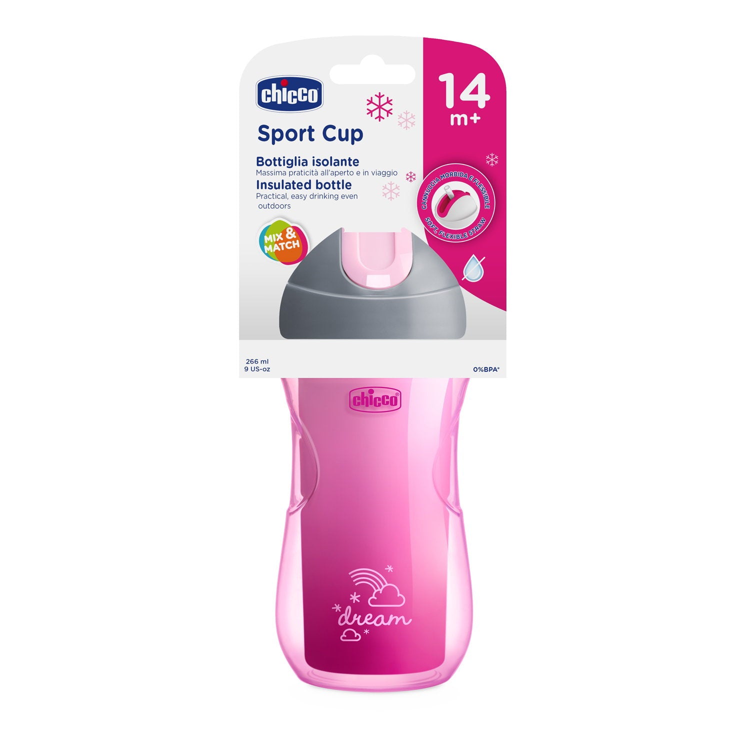 Chicco Sport Cup Girl Pink 14M+