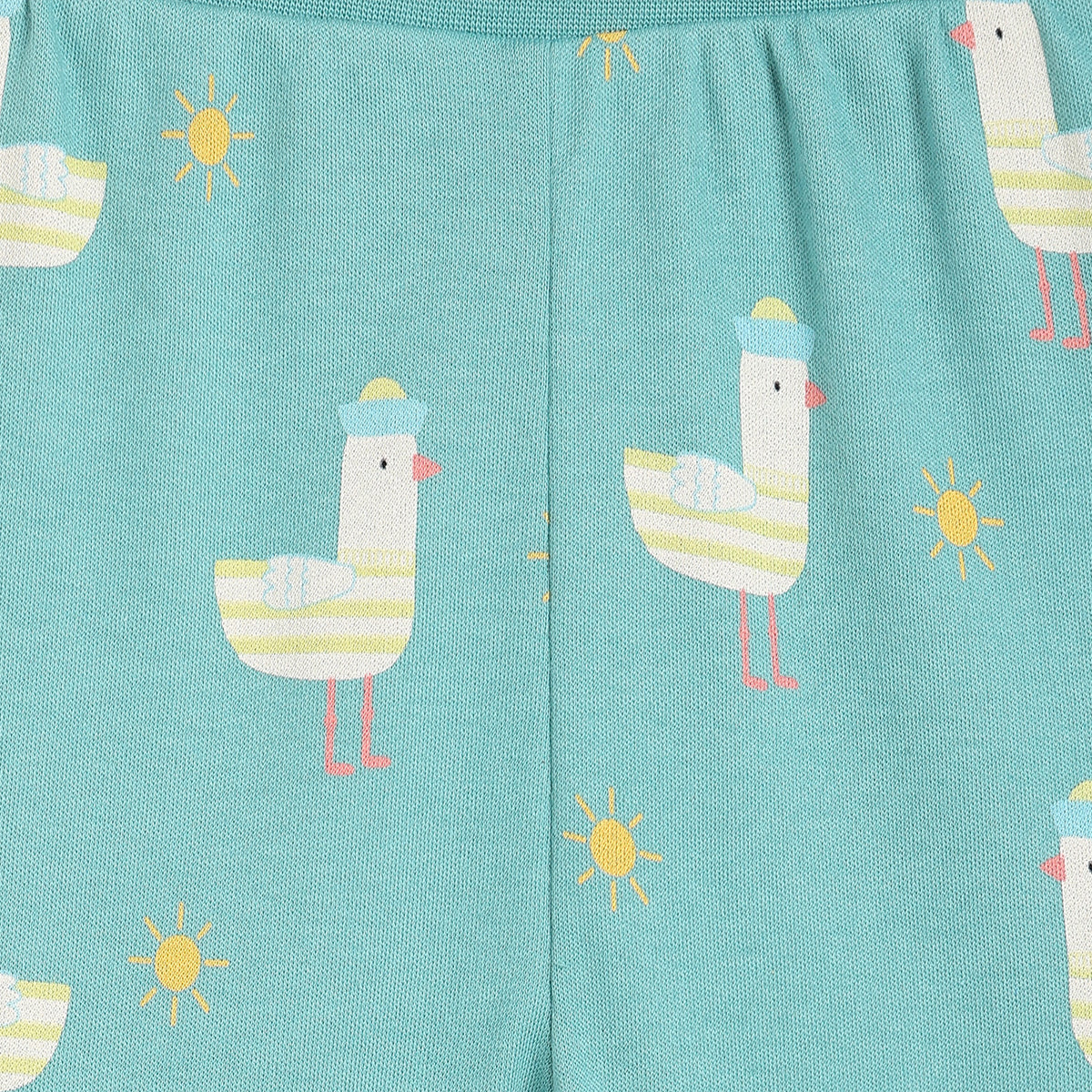 Boys Blue/Yellow Full Length Knit Bottom