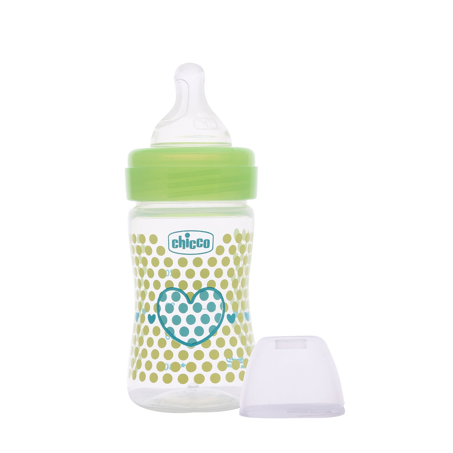 WellBeing Bi-Pack Feeding Bottle (150ml Slow) ( Green)