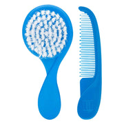 Mee Mee Baby Hair Brush and Comb Set with Soft Bristles & Rounded Teeth - Blue