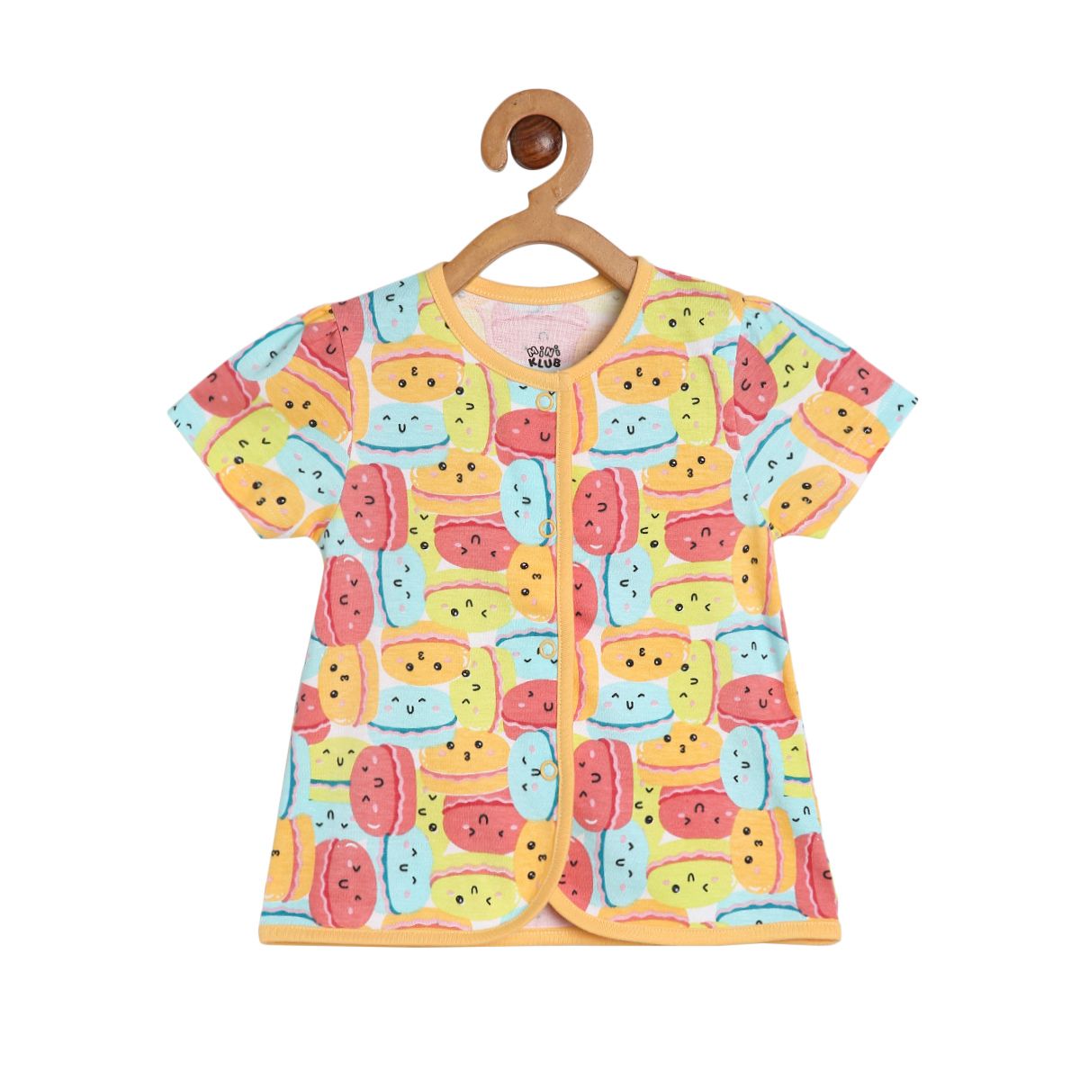 Girls Multicolor Pack Of 3 Front Open Vest
