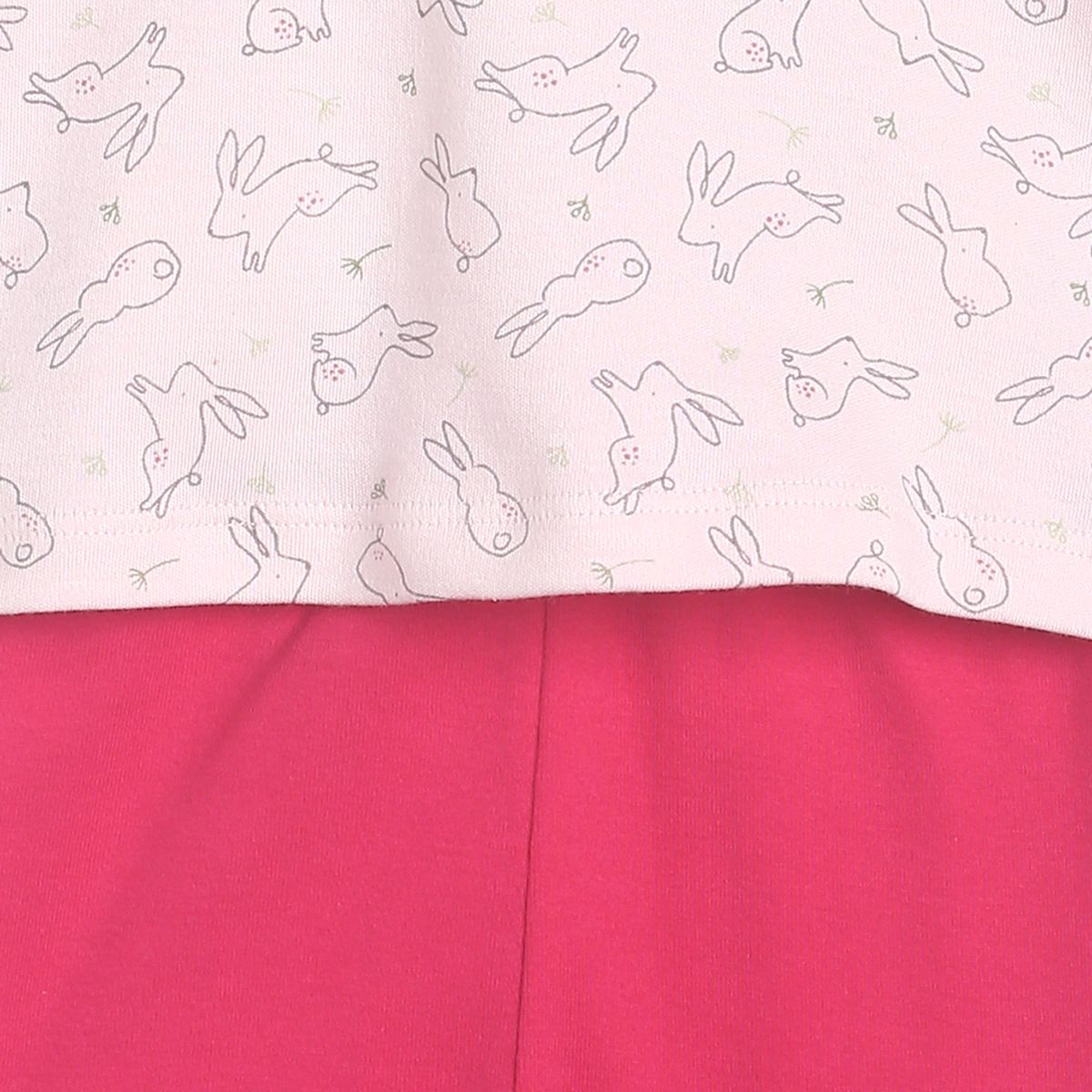 Pack of 2 top and bottom set - pink for 0-3 Months