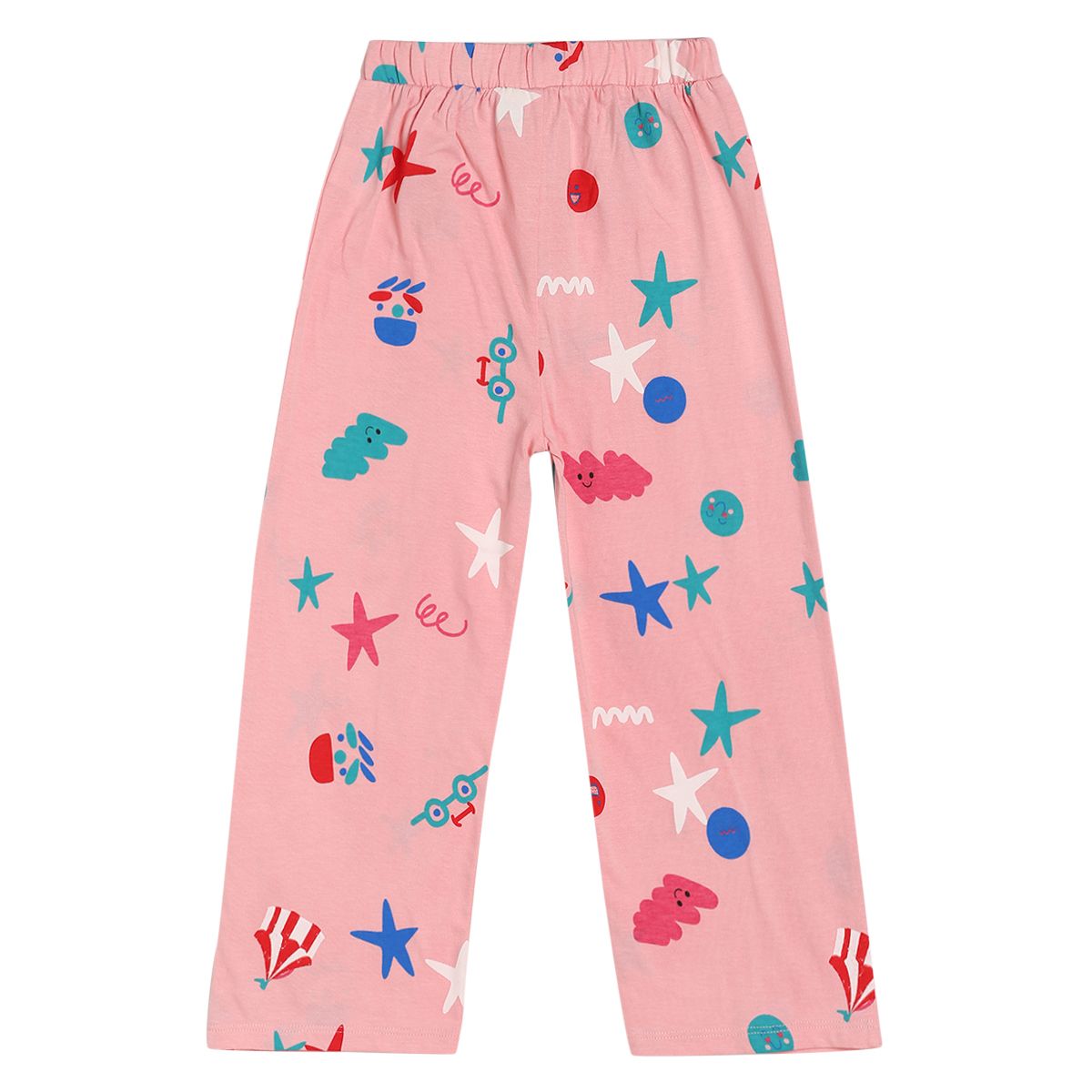 Girls Pink Pack Of 2 Lounge Wear