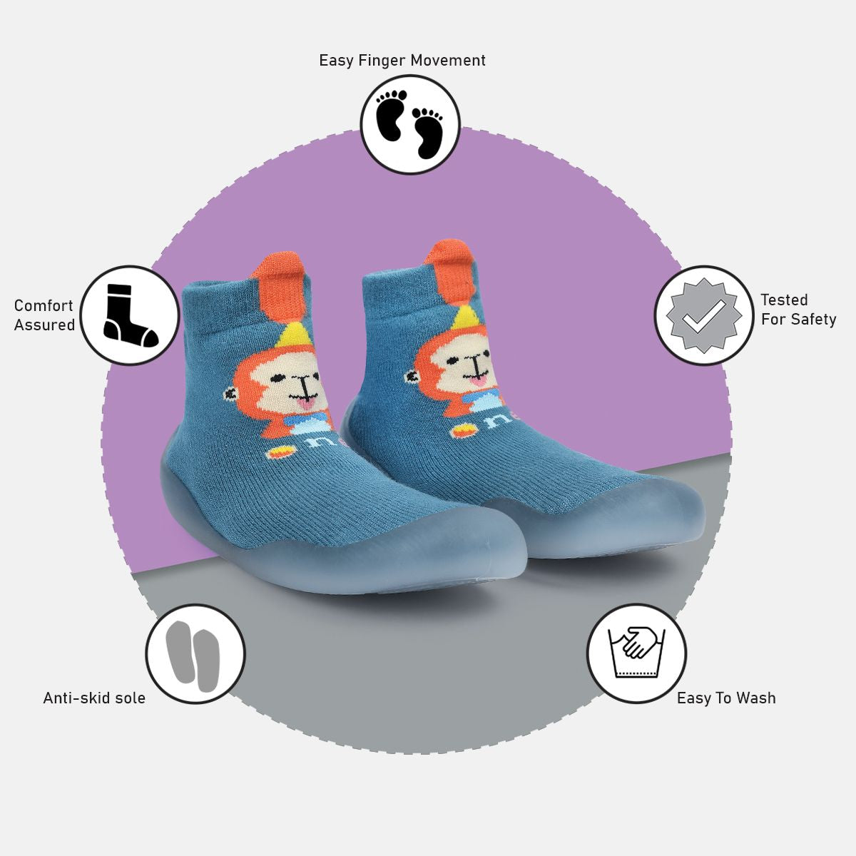 Unisex Orange Moccains