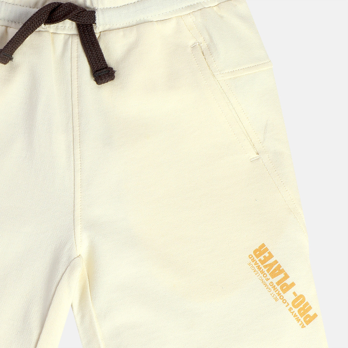 Boys White Knit Shorts
