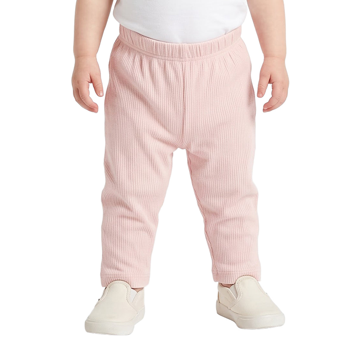 Baby Girls Green & Pink Knit Bottoms Pack of 2 Regular Fit Casual Wear
