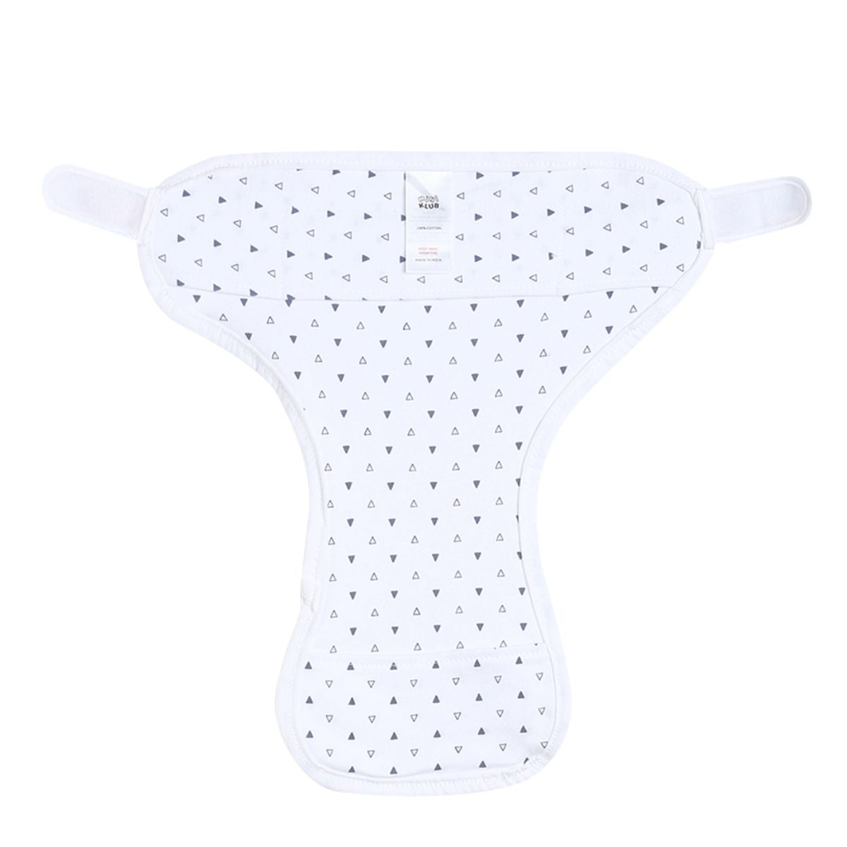Unisex White Giraffe Print Reusable Cloth Diaper with Inserts