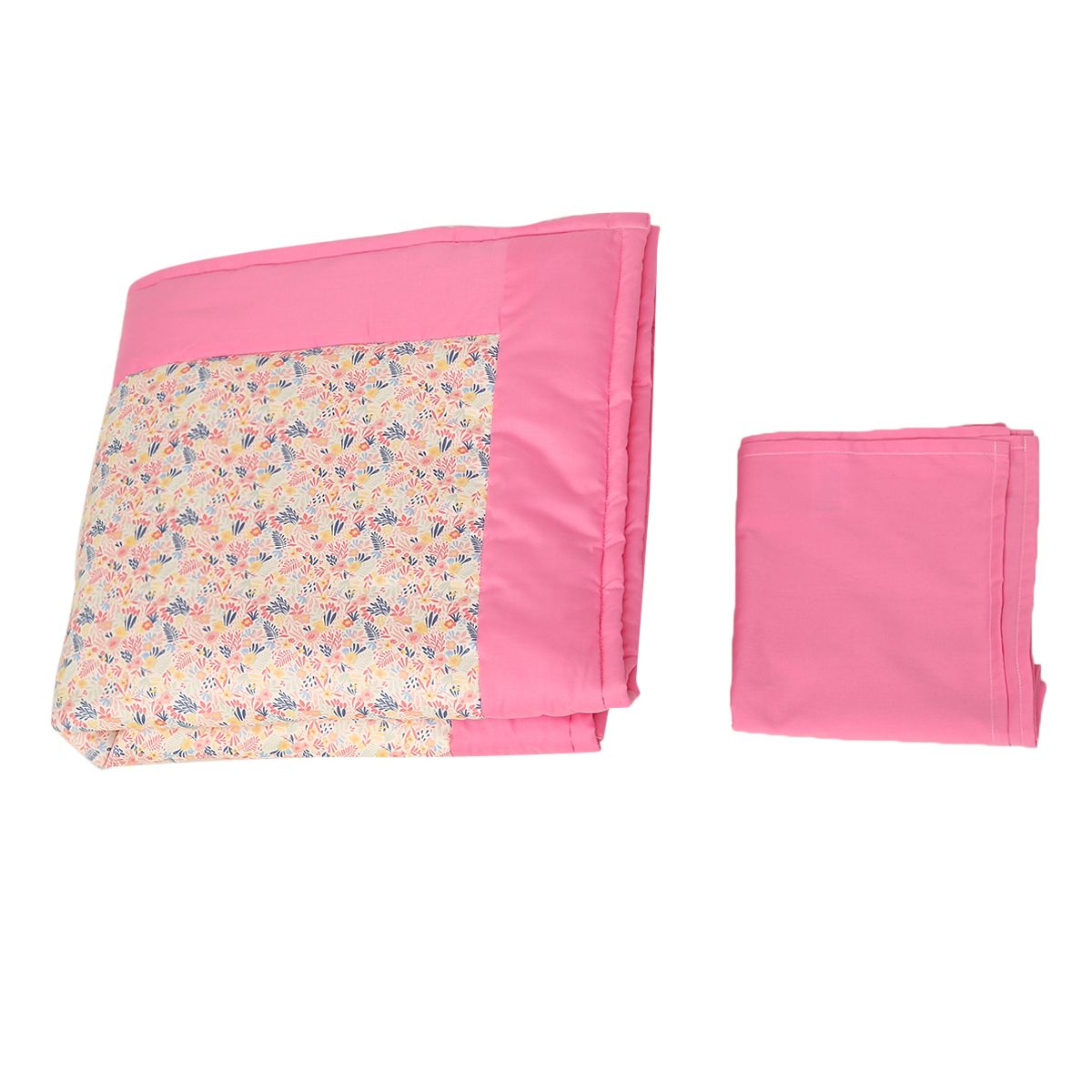Girls Pink Floral Print Mat