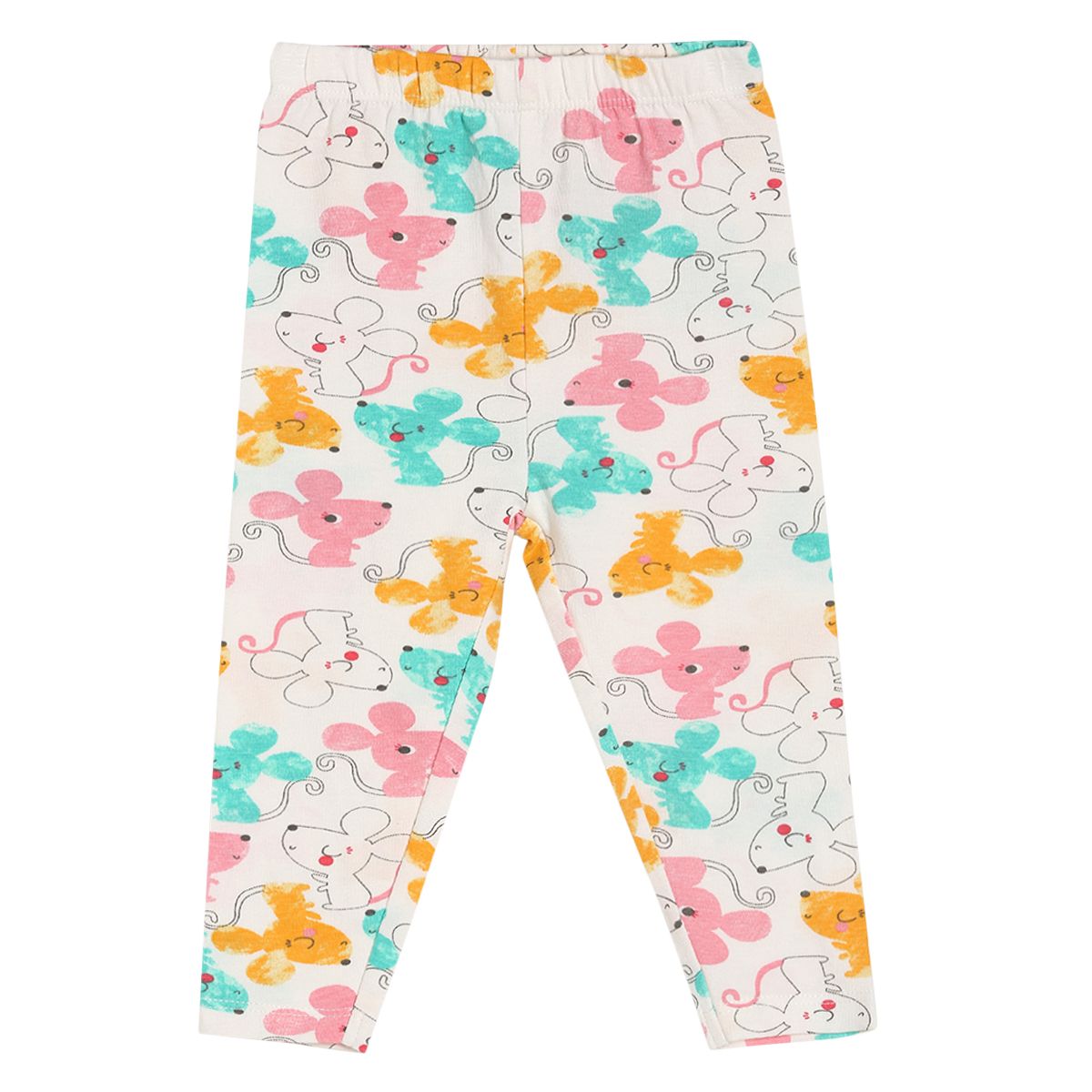 Girls Multicolor Pack Of 3 Legging