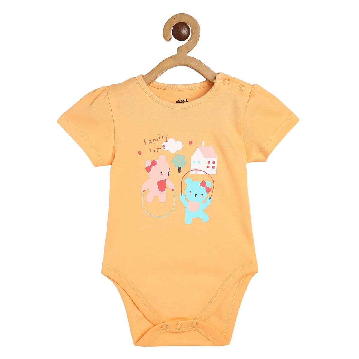 Girls Multicolor Pack Of 3 Body Suit