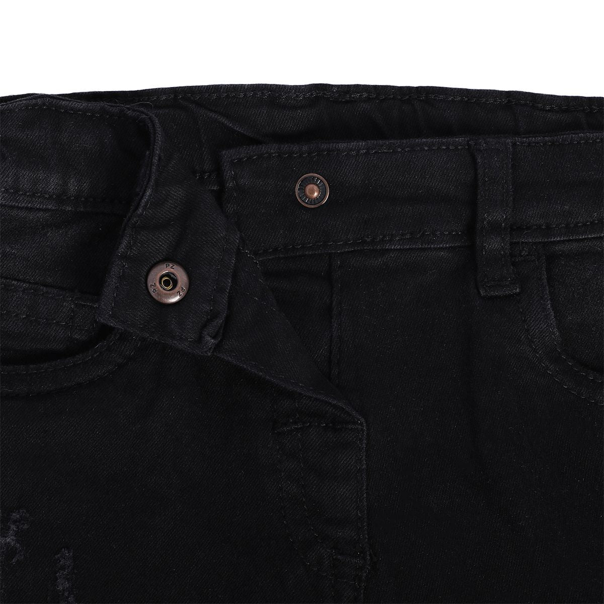 Girls Black Pack Of 1 Denim Pant