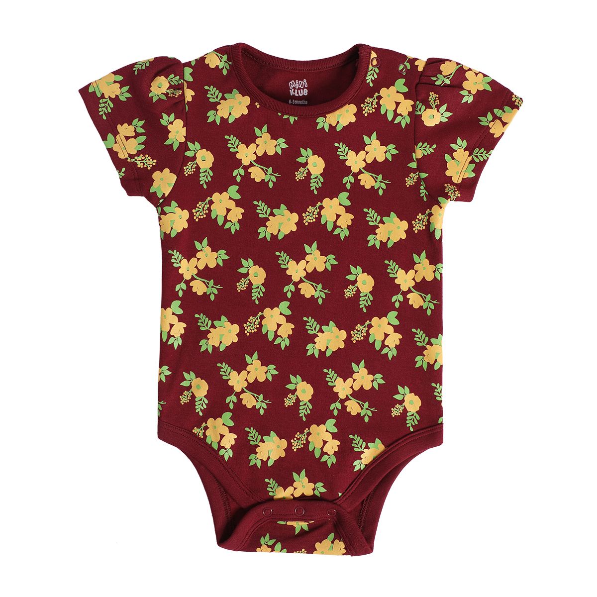 Girls Multicolor Pack Of 3 Body Suit