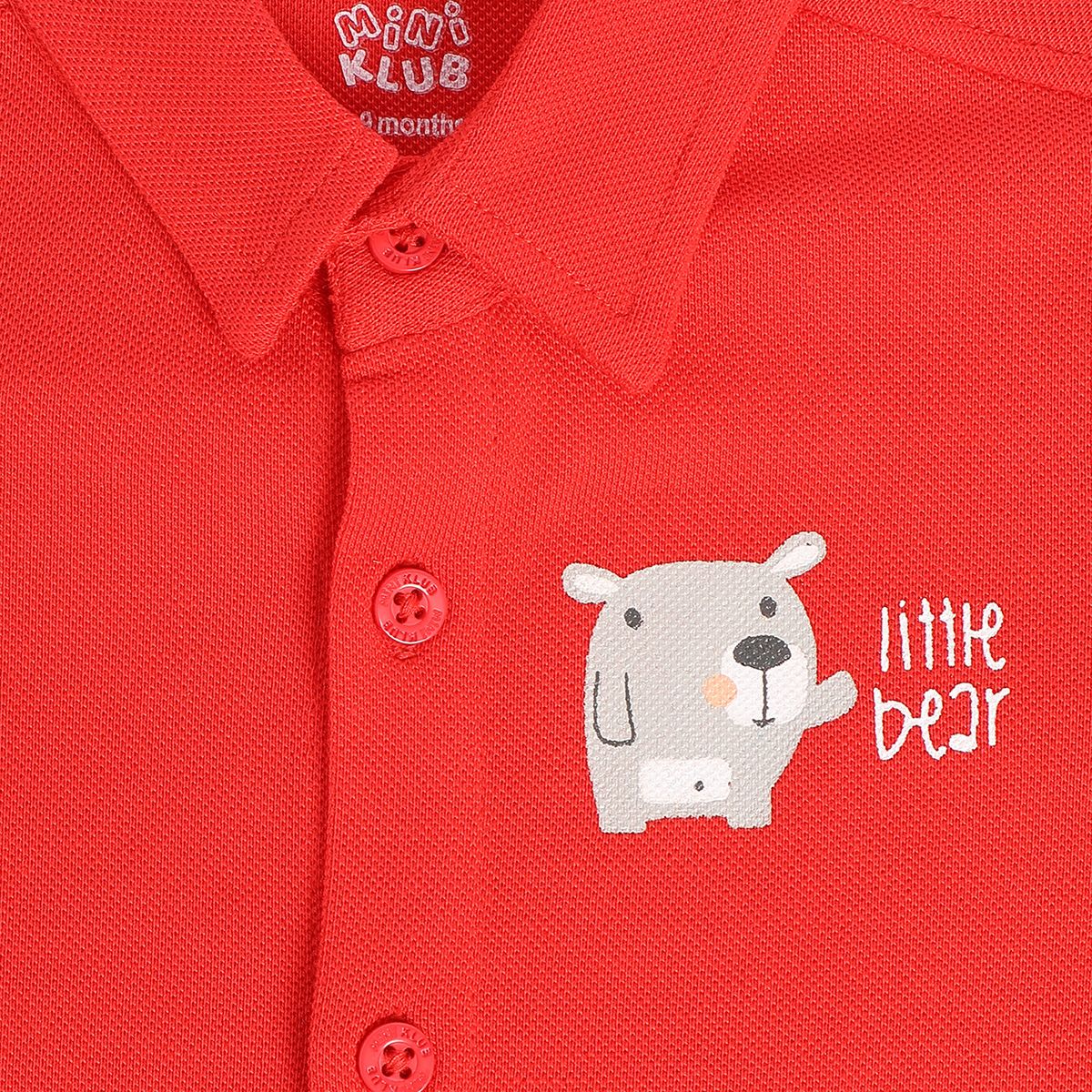 Boys Red Pack Of 1 Shirt