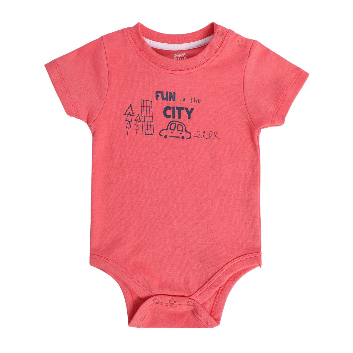 Boys Multicolor Pack Of 3 Body Suit