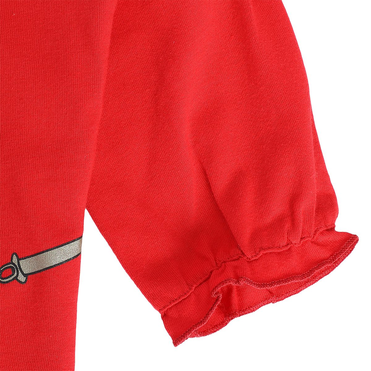 Girls Red Pack Of 1 Knit Top
