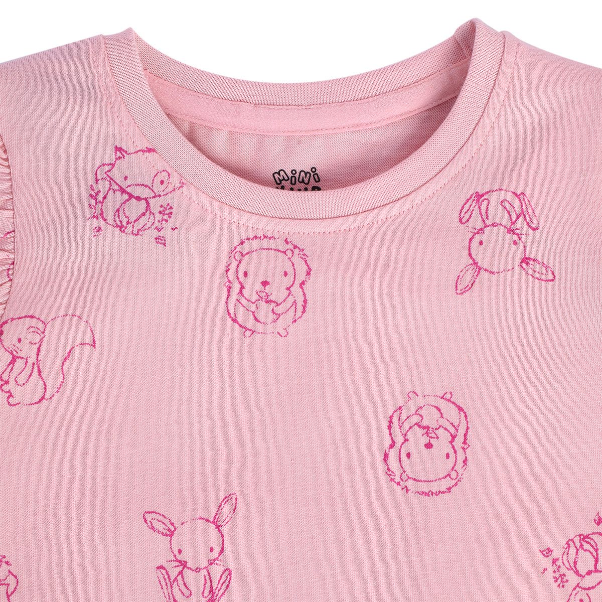 Girls Pink Pack Of 2 Top And Bottom