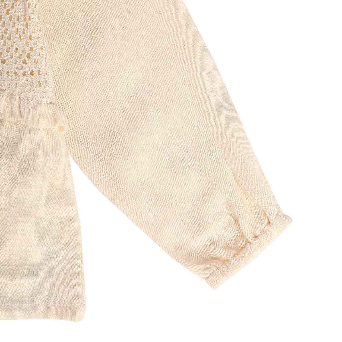 Girls Off White Pack Of 1 Woven Top