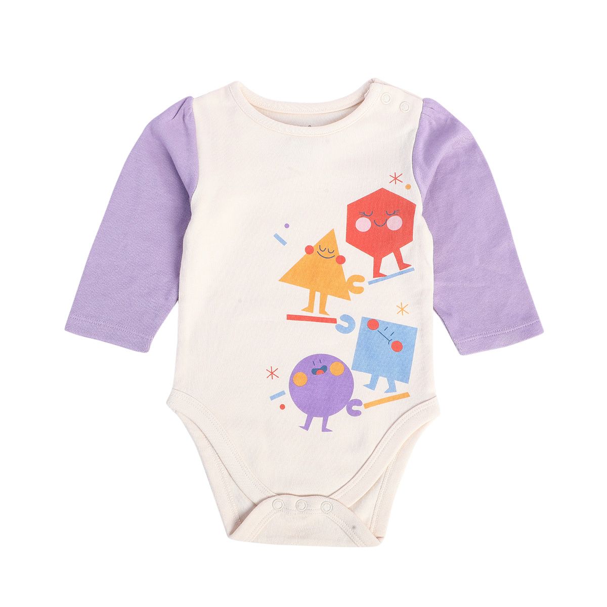 Girls Multicolor Pack Of 3 Body Suit