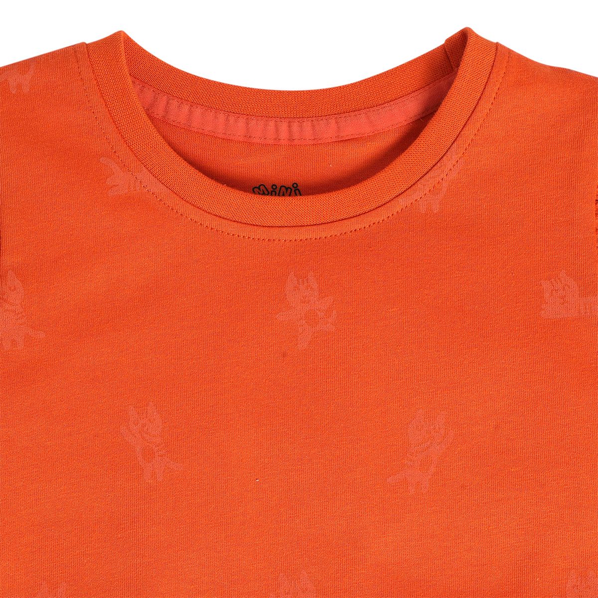 Girls Orange Pack Of 2 Top And Bottom